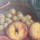 Still life with fruits, oil on canvas circa 1920