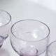 Purple wine glasses x5, art deco, delicate, antique, ancient