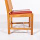Set of 4 Vintage Architectural Danish chairs