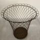 Paper basket, braided metal