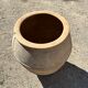 Ancient terracotta pottery jar from the 19th century.