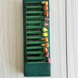 12 ceramic fruit knife holders.