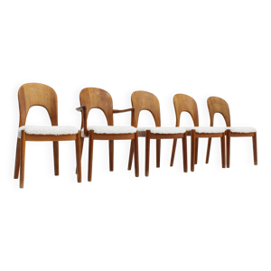 5 chaises de salle à - 1960 niels