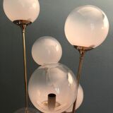 Italian Alberello brass & murano floor lamp