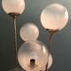 Italian Alberello brass & murano floor lamp