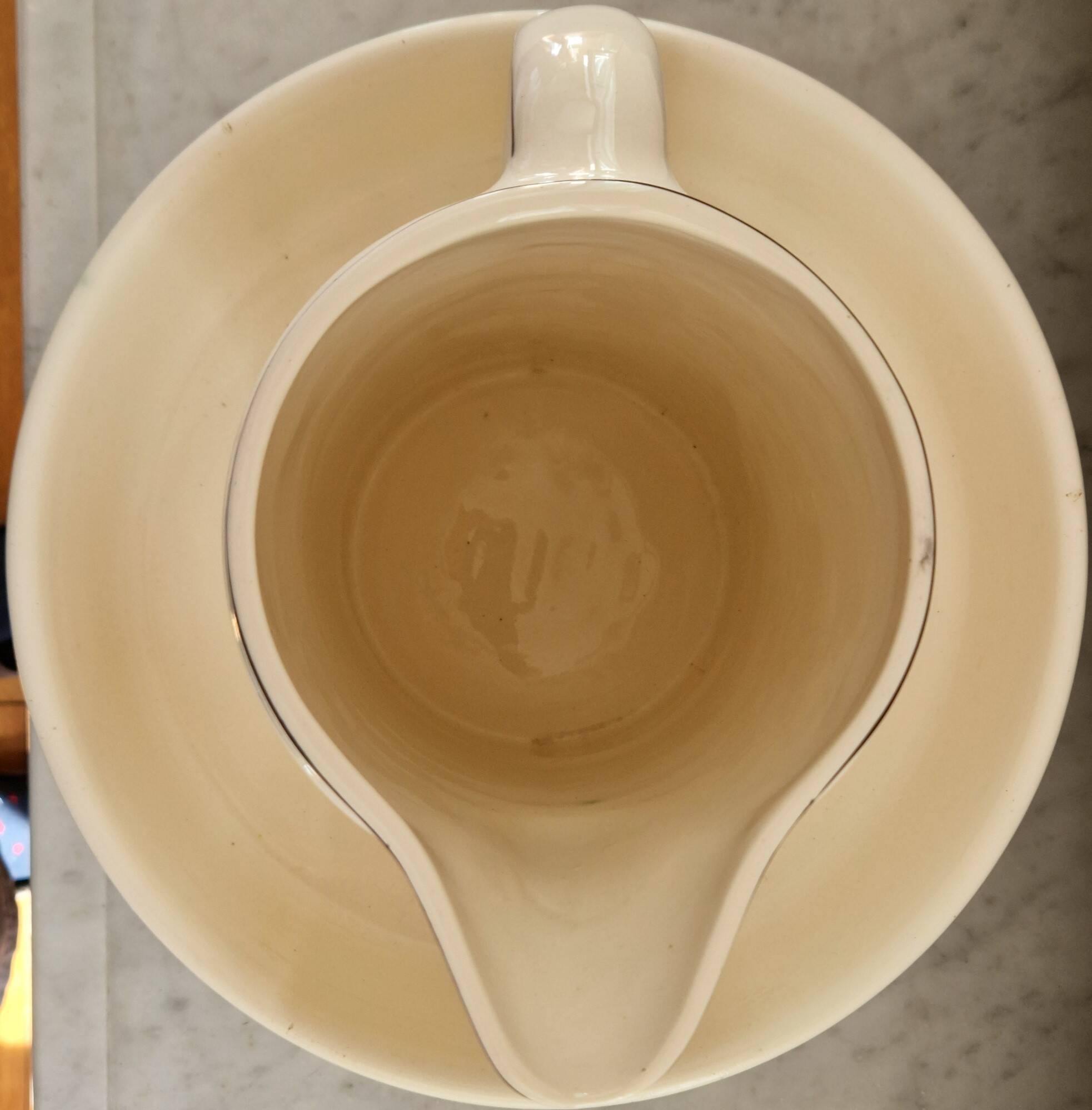 Ditmar-Urbach Olymp toilet service jug & basin 1940s/50s Czech