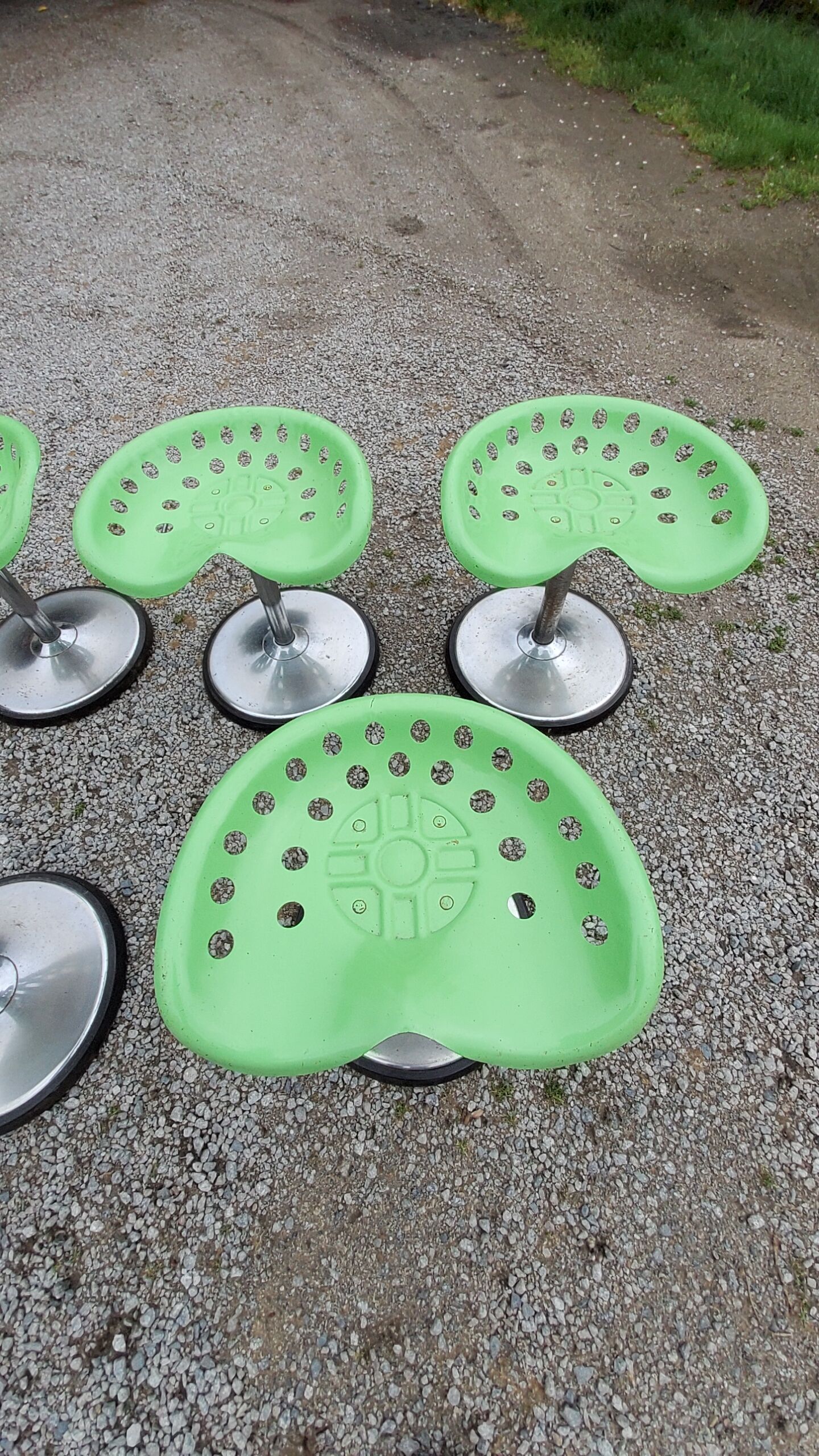 Set of 5 stools "reaper" by Etienne Fermigier Mirima editor 1970