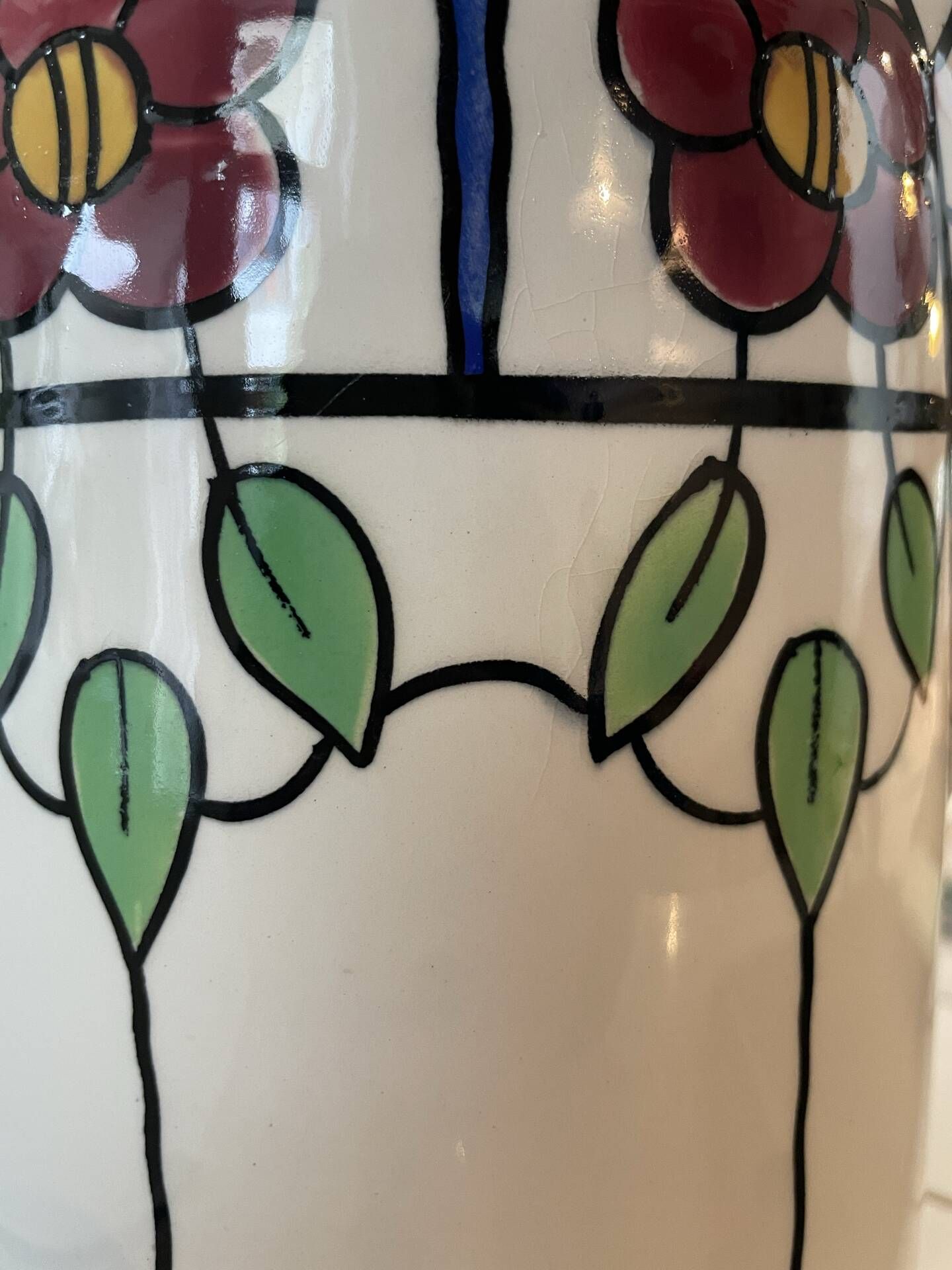 Belgian Art Nouveau ensemble A.M.C. Wasmuël – 4 pieces