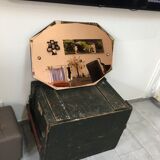 Art deco bevelled mirror  75x54cm