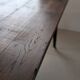 Campaign table in solid oak, Directoire style.
