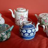 Set of 6 ancient Chinese teapots