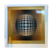 Heliogravure Vega - Zett by Victor Vasarely 60x60cm, print from 1974