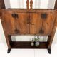 Antique rustic wall unit plate cabinet 1900