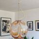 Extra large spherical Murano glass pendant from the 1960s.