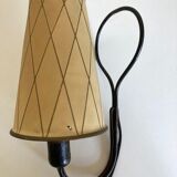 Art deco beaten iron wall lamp
