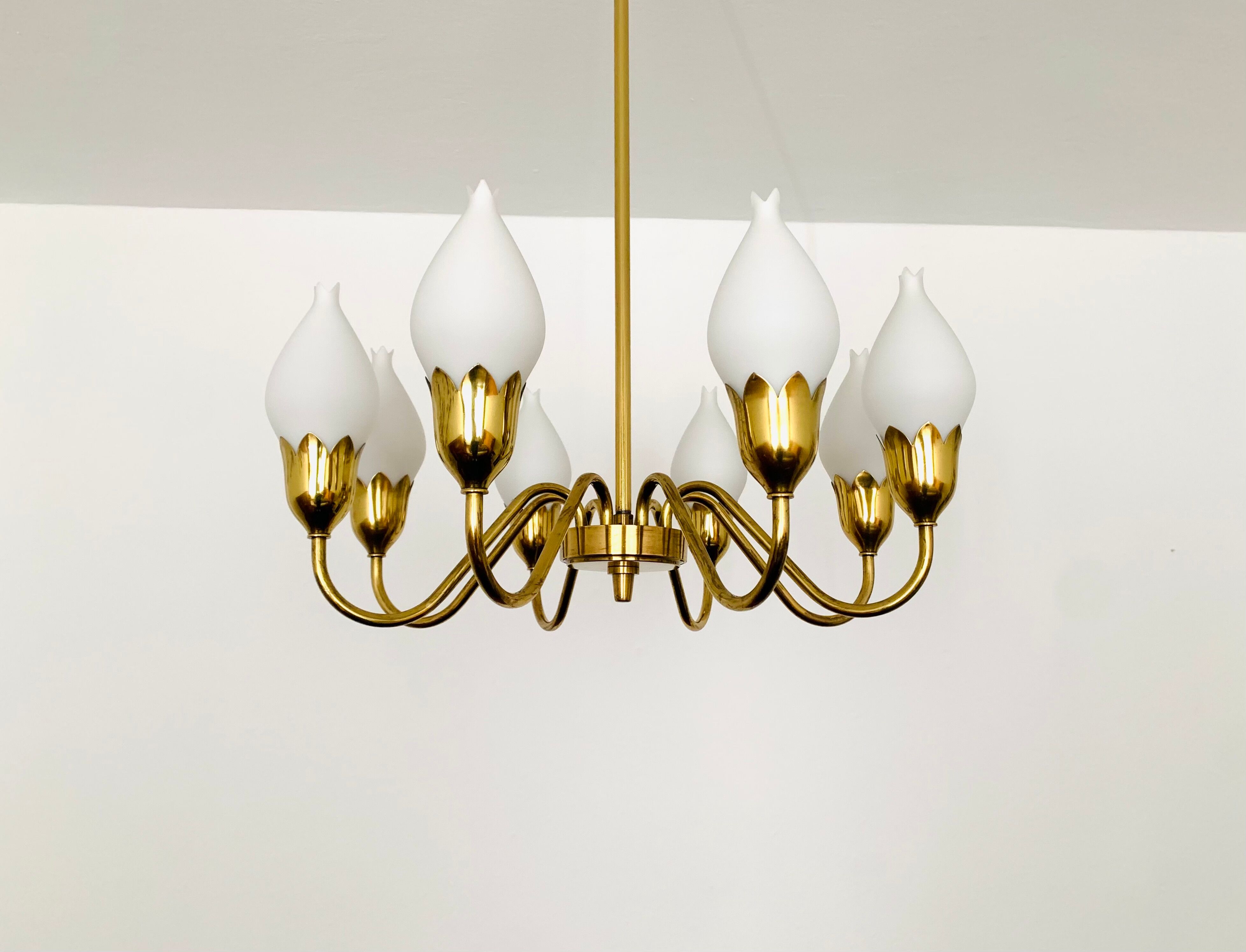 Brass Chandelier by Fog and Morup
