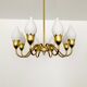 Brass Chandelier by Fog and Morup