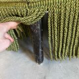 Fauteuil crapaud vert amande