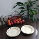 Set of 6 flat plates Digoin Sarreguemines