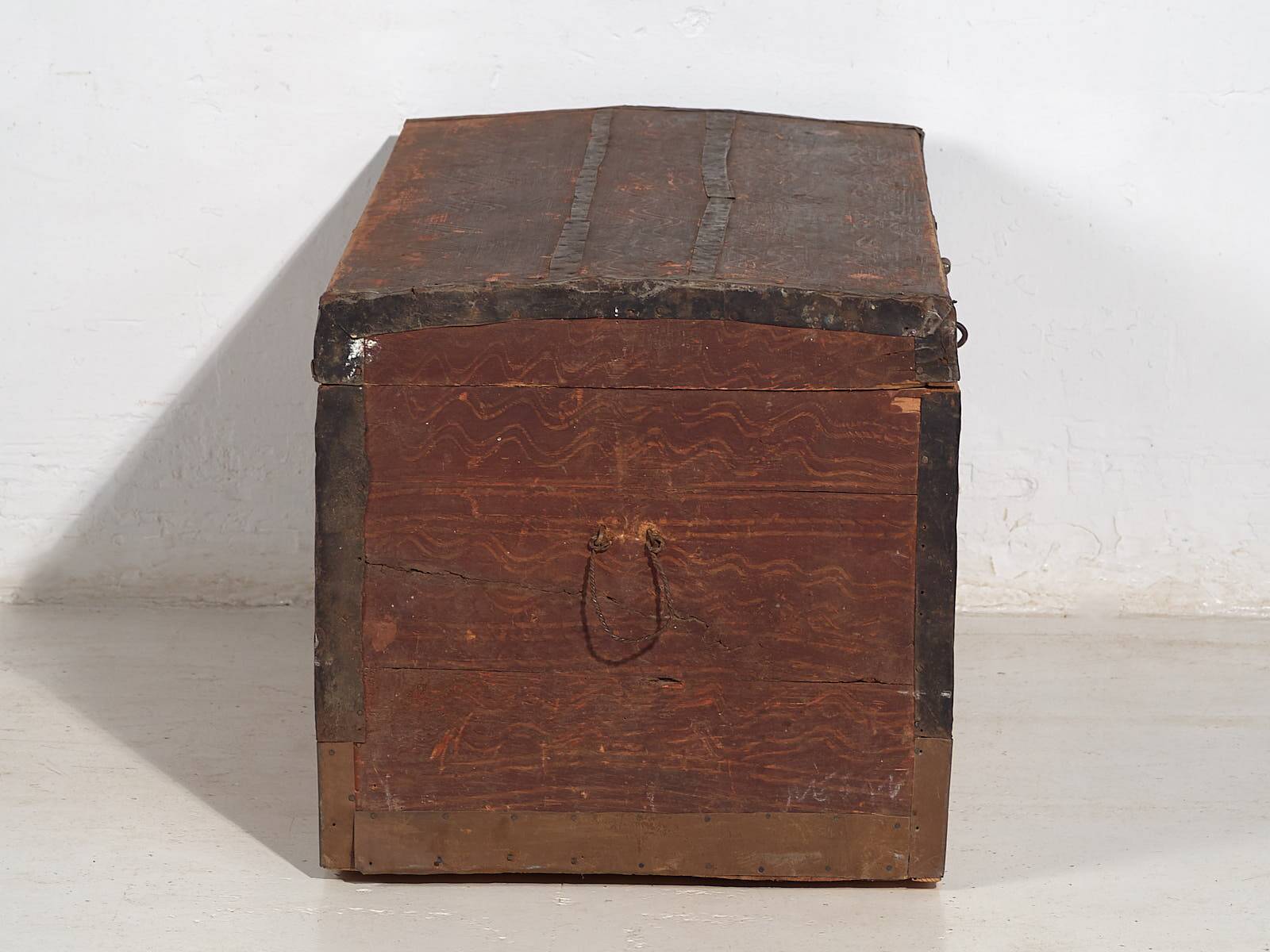 Malle ethnique ancienne peinte à la main (vers 1890) #30