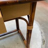 Rattan desk from the 70/80
