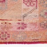 3X12 Pale Red & Pink Soft Turkish Vintage Runner Rug