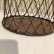 Vintage paper basketmade of brass thread