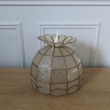 Lustre en nacre et laiton