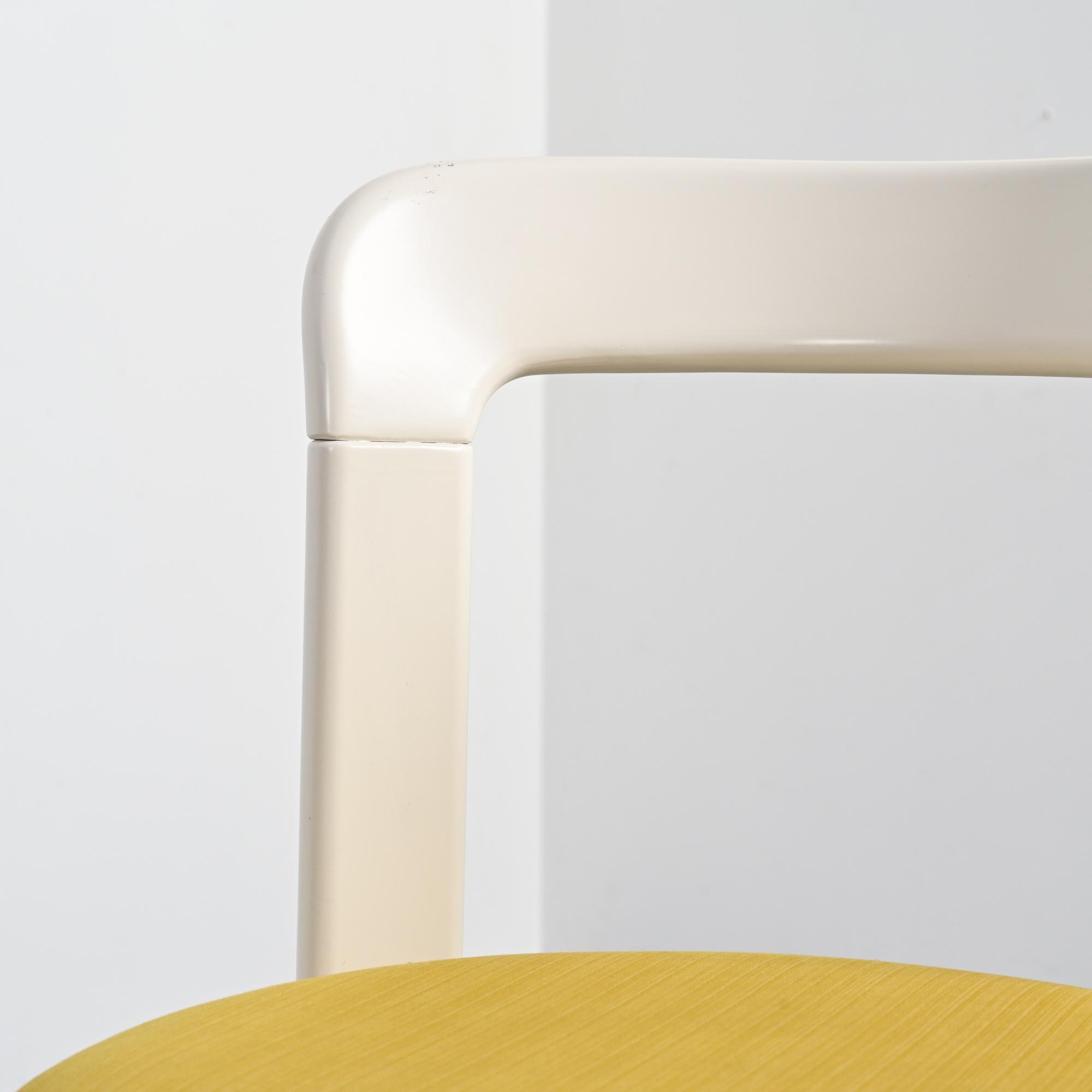 Set of two chairs and a stool by Bruno Rey, Dietiker, circa 1975.