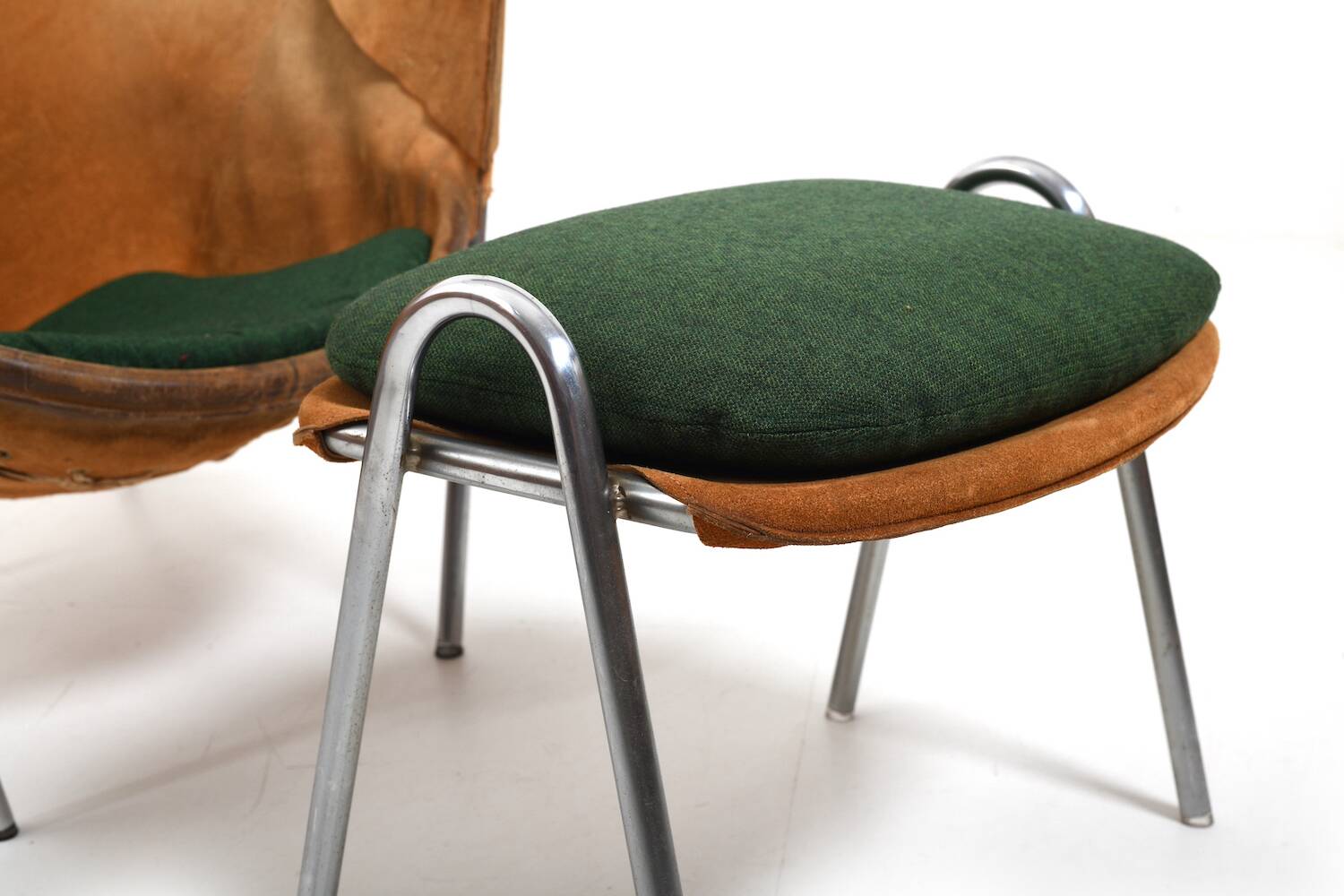 BO-360 Chair and Footstool by Erik Ole Jørgensen for Bovirke 1953