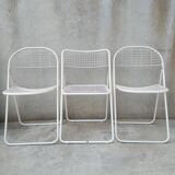 Pair of Ted Net folding chairs by Niels Gammelgaard for Ikea, 1970s