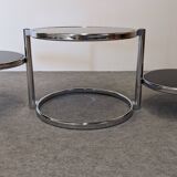 Space Age 3-tier coffee table by Leitmotiv-Swivel, Netherlands circa 1970