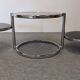 Table basse Space age à 3 plateaux par Leitmotiv-Swivel, Pays-Bas vers 1970
