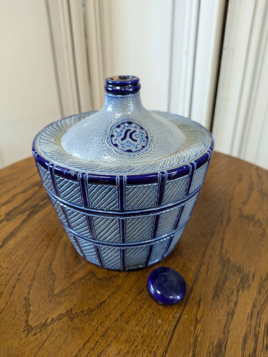 Alsace stoneware bottle