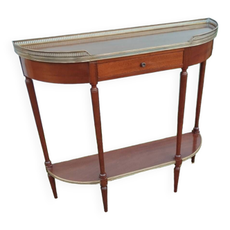 Console en bois style louis XVI