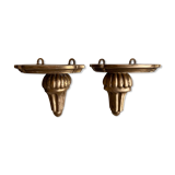Pair of wall shelves