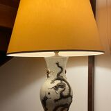 Chinese vase lamp Nanjing XIX