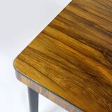 Restored Walnut Folding Dining Table by Jindřich Halabala for Drevotvar, 1940s
