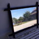 Miroir bois imitation bambou 79 x60 cm