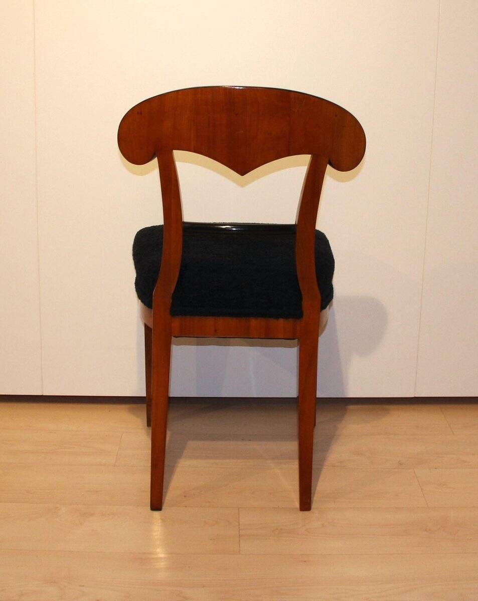Biedermeier Cherry Veneer Shovel Chair, South Germany, 1820s