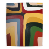 Abstract acrylic painting "Rainbow"