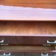 Vintage chest of drawers with 3 drawers in varnished teak
