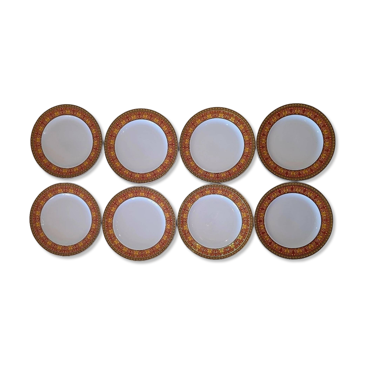 Suite de 8 assiettes "Medusa Red" – Rosenthal meets Versace​