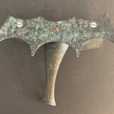 Porte pipe en bronze et laiton, 1950