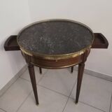 Table bouillotte en acajou