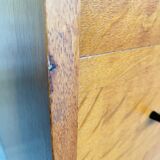 Vintage Scandinavian style oak chest of drawers circa 70's