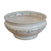Old salad bowl Longwy Violetta