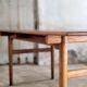 Hans J. Wegner AT327 dining table for Andreas Tuck, Denmark 1965