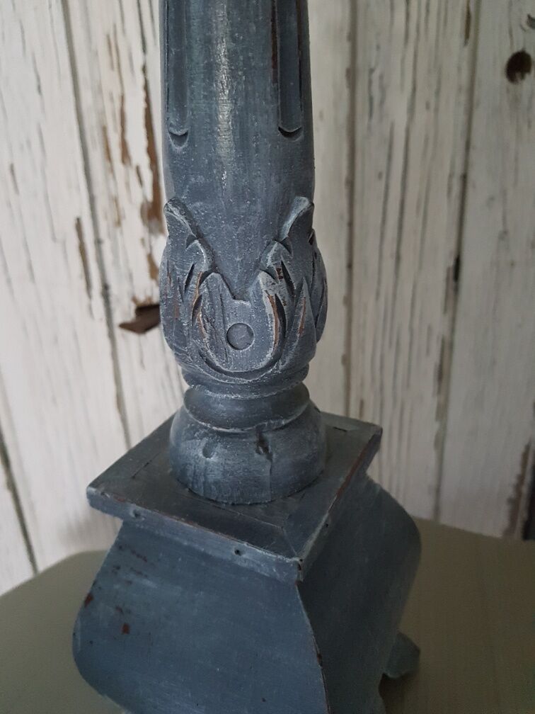 Chandelier pic patinated candle