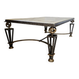 Gilbert Poillerat style coffee table